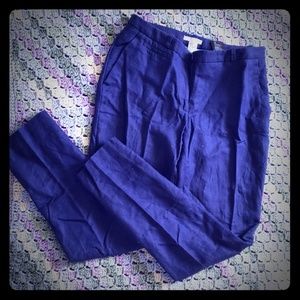 H&M Navy Linen Slacks